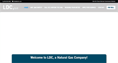 Desktop Screenshot of ldcgas.com